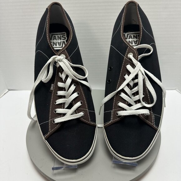 Vans Men's Sneakers Size 13 Black and Brown Lace Up Y2K - Picture 1 of 8